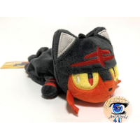 Authentic Pokemon center plush, Kuttari Litten awake 18cm long 